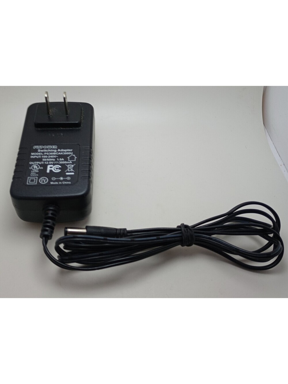 FLYPOWER AC/DC Adapter OEM PS361BCAK3000U In 100-240VAC Out 12VDC Working TESTED